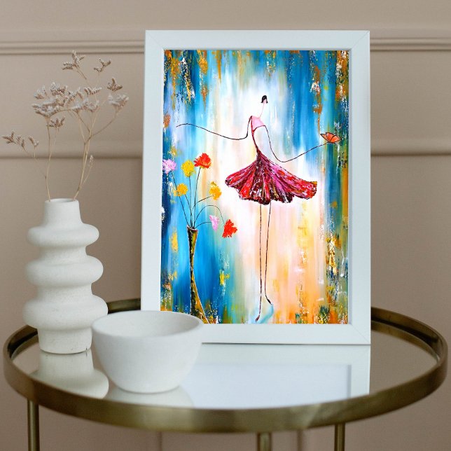 Poster Lady Blue (Criador carregado)