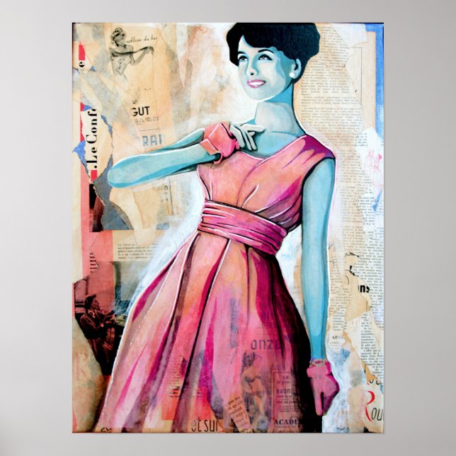 Poster Lady Blue (Frente)