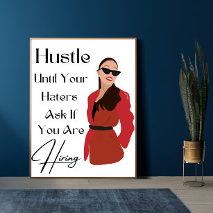 Poster Lady Boss Wall Art,Boss Lady Cotes Motivational