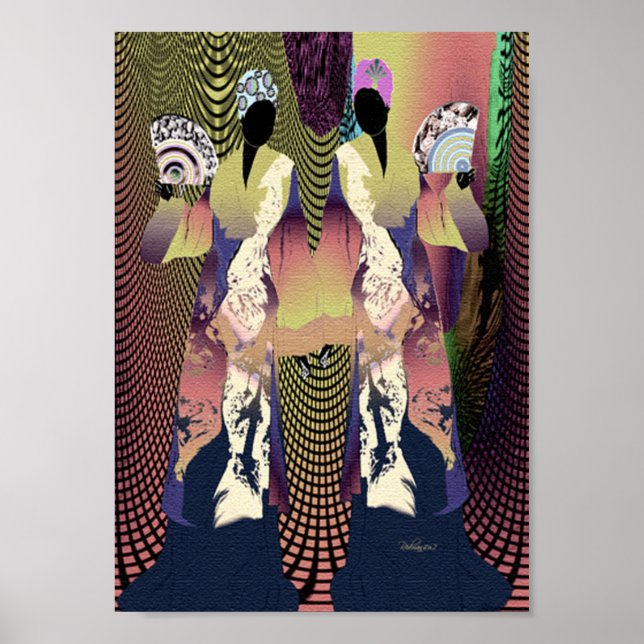 Póster Lady Criole Haitian (Frente)