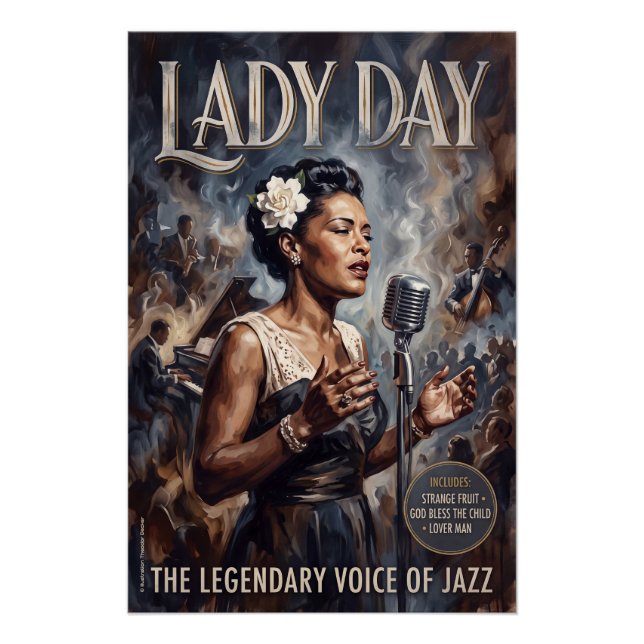 Póster Lady Day, Billie Holiday  (Frente)