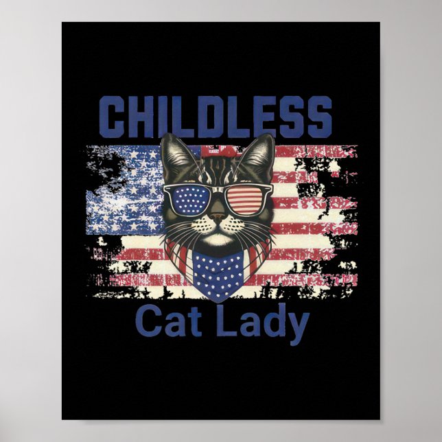 Poster Lady Gato Vota Para Mulheres (Frente)