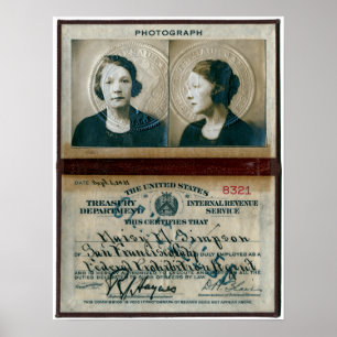 PÓSTER LADY HOOCH HUNTER - DAISY SIMPSON 1921