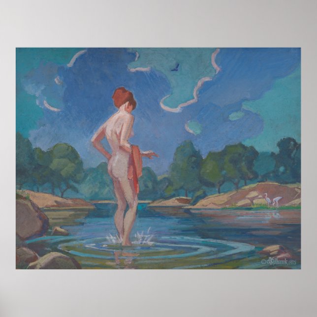 Poster Lady in Wading - Kulhanek (1975) (Frente)