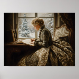 Poster Lady in Winter