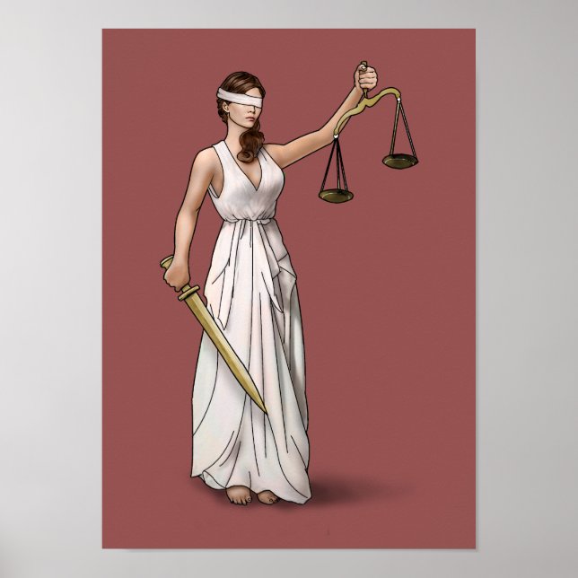 Póster Lady Justice - Marsala (Frente)