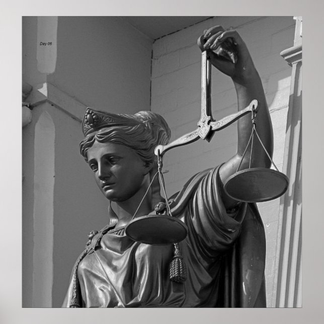 Póster Lady Justice, Virginia City (Frente)