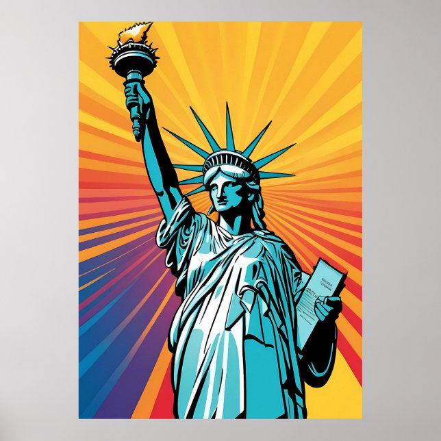 Poster Lady Liberty (Frente)
