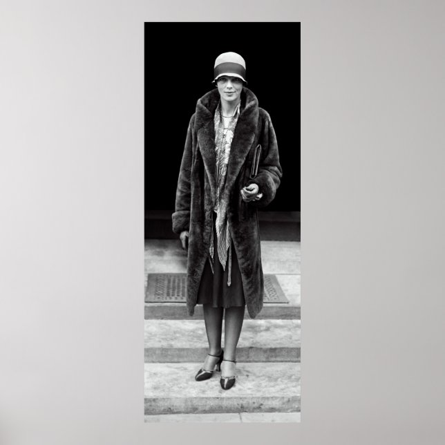Poster "LADY LINDY" AMELIA EARHART em 1928 (Frente)
