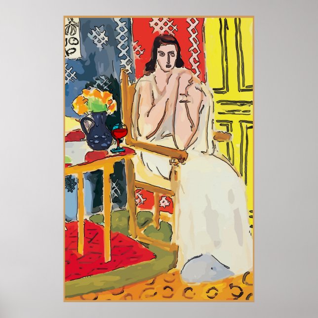 Poster Lady Matisse com Brandy Glass (Frente)