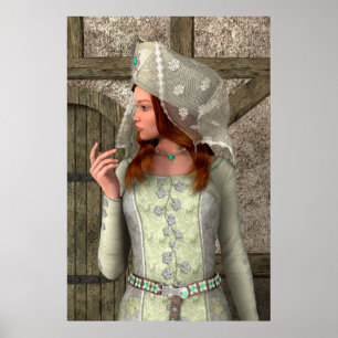 Poster Lady Medieval