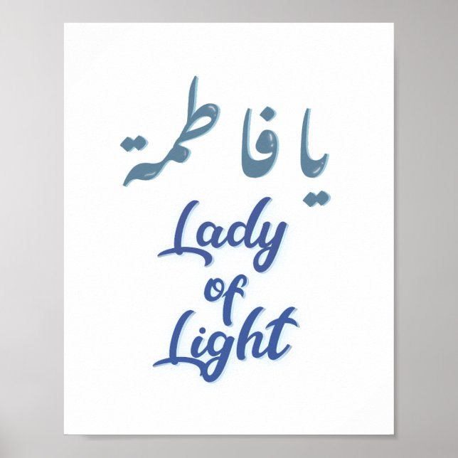 Poster Lady of Light (Frente)