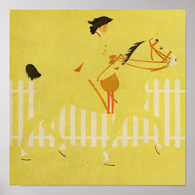 POSTER LADY ON HORSE (Frente)