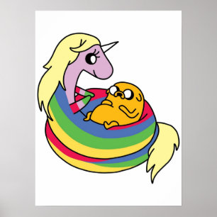 Poster Lady Rainicorn e Jake