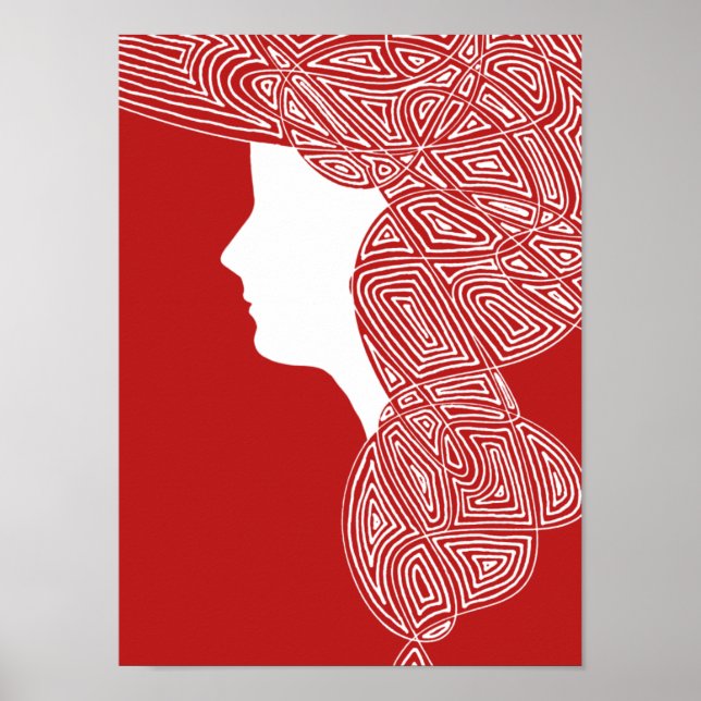 Poster Lady Red (Frente)