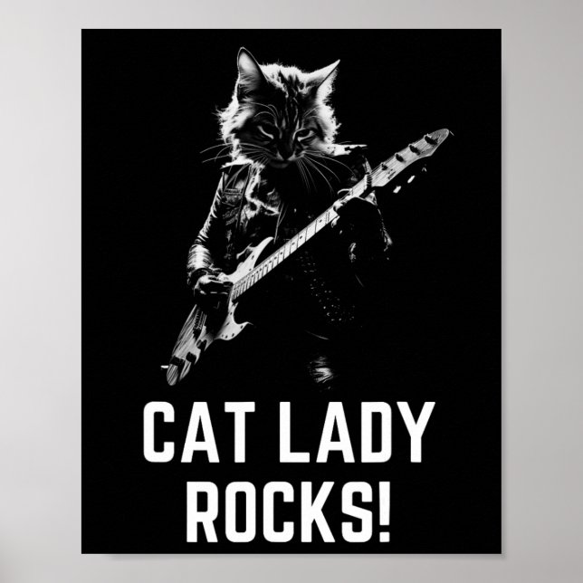Poster Lady Rocks! Senhoras de Violão Senhora Presidente  (Frente)