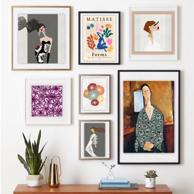 Poster Lady Roma Valentina Arte de Moda Sofisticada (Criador carregado)