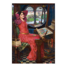Lady Shallot por John William Waterhouse
