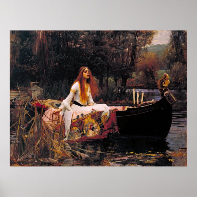 Póster Lady Shalott (Frente)