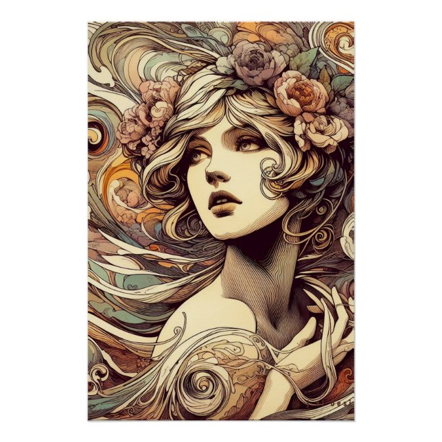 Póster Lady Summer Poster (Frente)