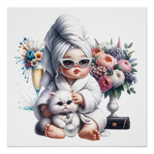Póster Lady Wall Decor de Leisure