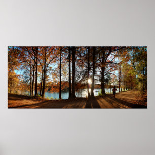 Póster Ladybird Lake Running Trail - Austin, Texas