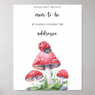 Poster Ladybug - Ajude a futura mãe ocupada