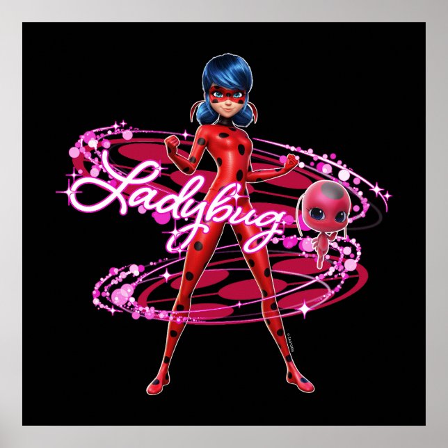 Poster Ladybug e Gráfico Tikki (Frente)