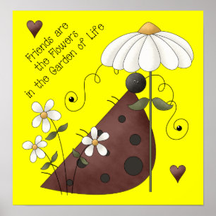 Poster ladybug Friendship