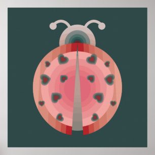 Póster ladybug love