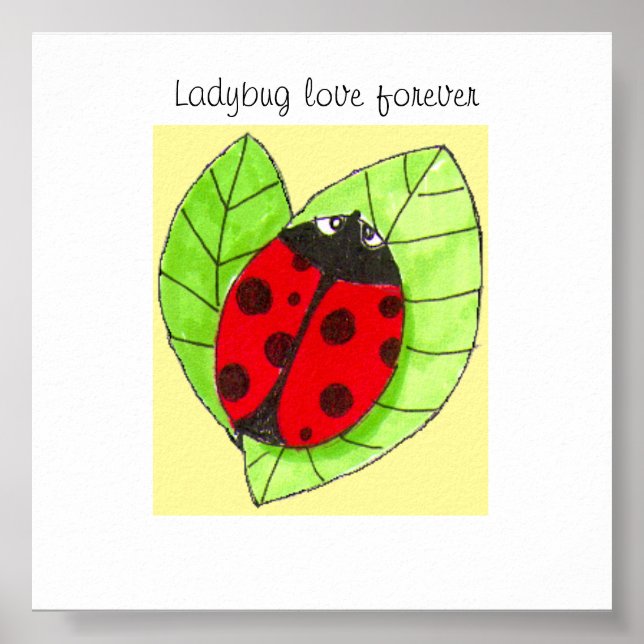 Póster Ladybug Love Forever (Frente)