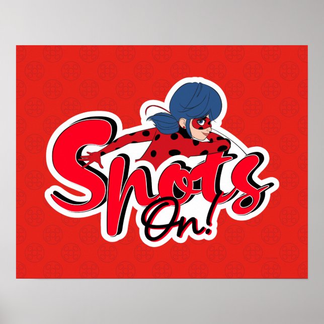 Poster Ladybug Miraculoso | Pontos em (Frente)