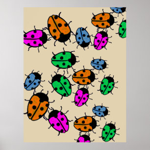 POSTER LADYBUGS