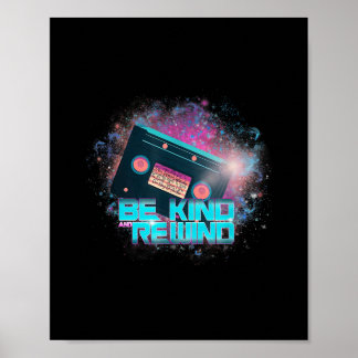 Poster Ladys Cassette Seja gentil - Fora deste mundo
