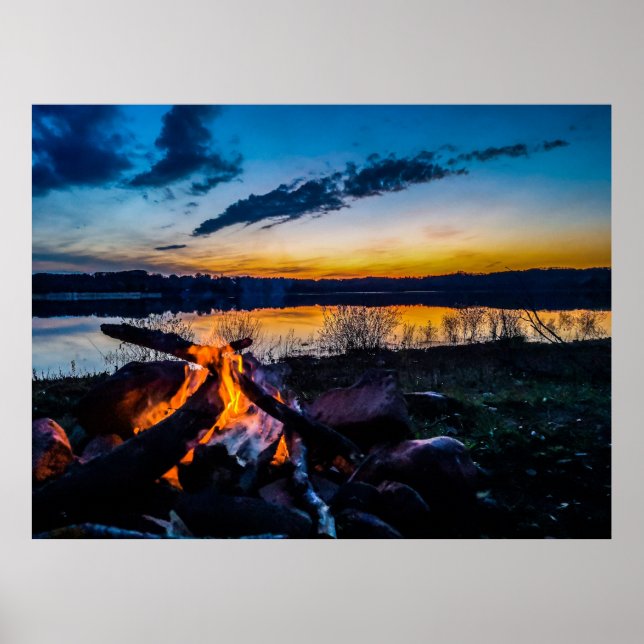 Poster Lagerfeuerstimung (Frente)