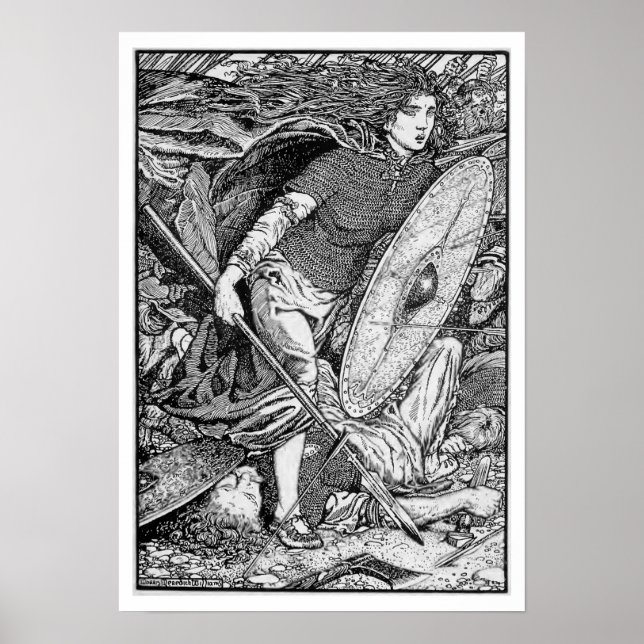 Poster Lagertha Viking Shield Maiden (Frente)