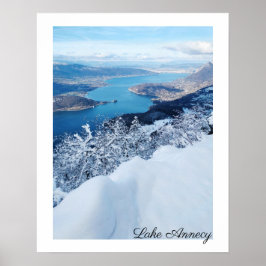 Poster Lago Annecy - Haute-Savoie, Alpes franceses - Post