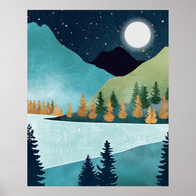 Poster Lago ao Luar (Frente)