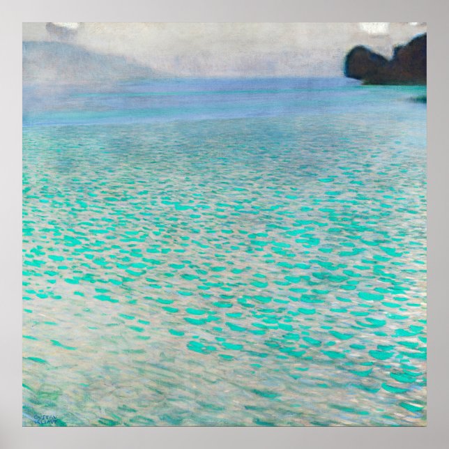 Poster Lago Atter, Gustav Klimt (Frente)