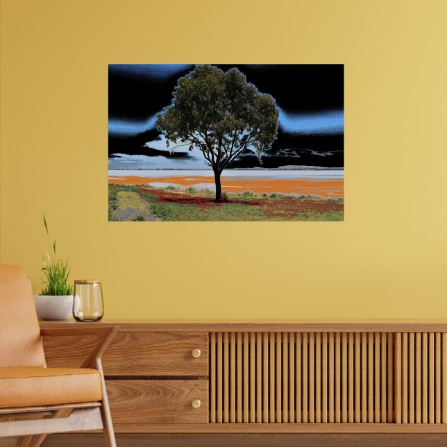 Poster Lago Beeac Solo Árvore (Sala de Estar 2)