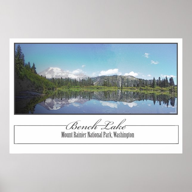 Poster Lago Bench (Frente)