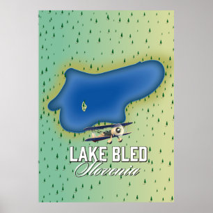 Poster Lago Bled Eslovênia
