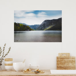 Poster Lago Bohinj, Eslovênia