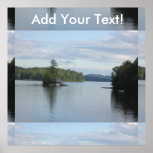 Póster Lago Bonito New Hampshire