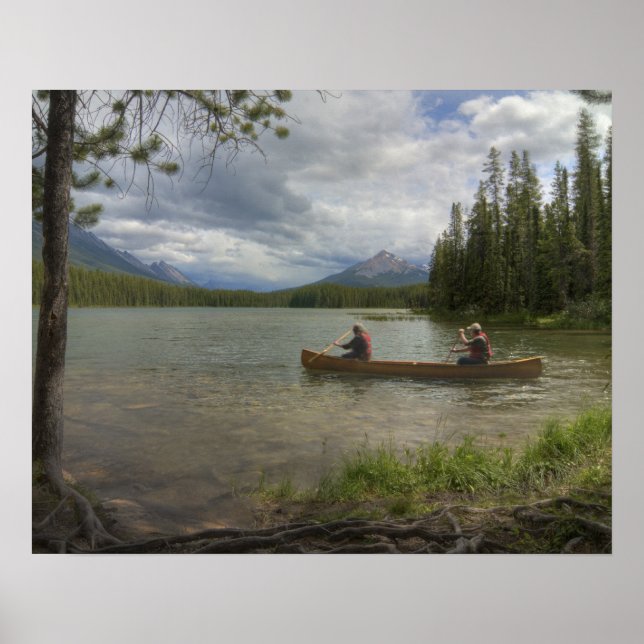 Póster Lago Canoeing (Frente)