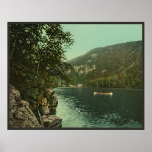 Póster Lago Cascade Superior, Montanhas Adirondack