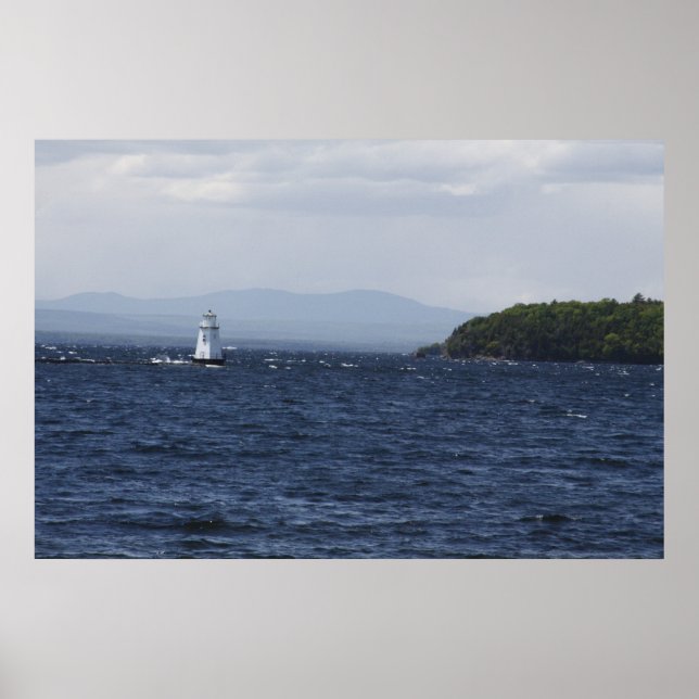 Poster Lago Champlain Breakwater (Frente)