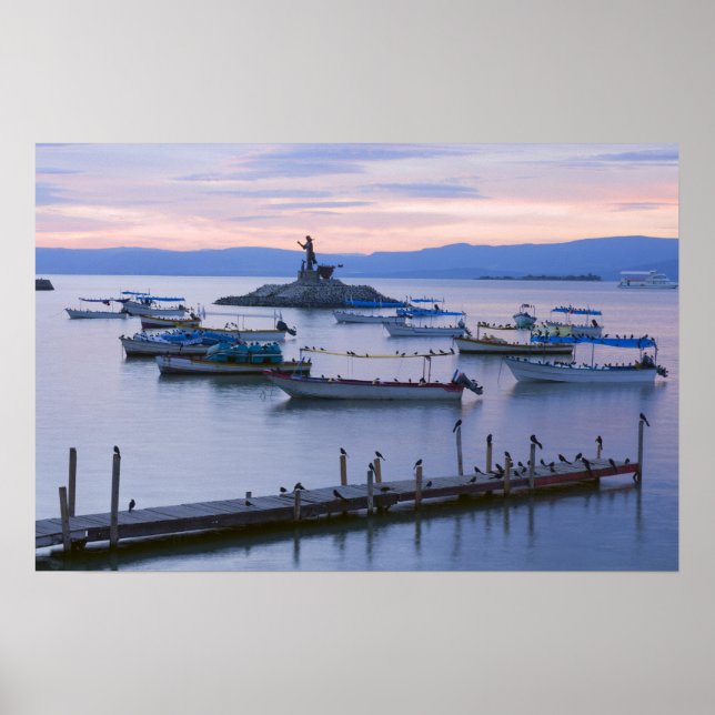 Poster Lago Chapala Islet e Pier (Frente)