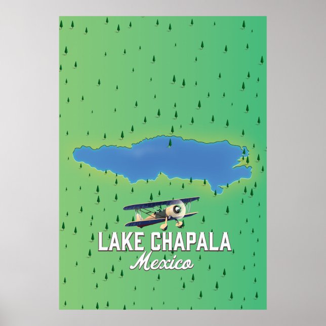Poster lago Chapala México (Frente)