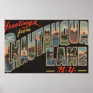 Poster Lago Chautauqua - grandes cenas da letra